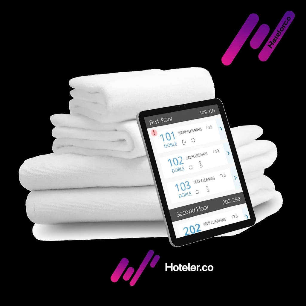 HOTELER.CO PMS controla el estado de tus habitaciones en tiempo real